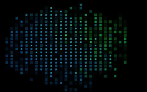 Dark Blue, Green vector texture in rectangular style. Stock Illustration