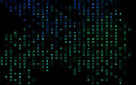 Dark Blue, Green vector texture in rectangular style. Illustrazione stock