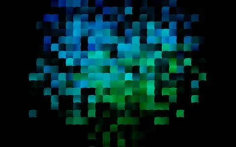 Dark Blue, Green vector texture in rectangular style. Illustrazione stock