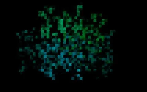 Dark Blue, Green vector texture in rectangular style. Illustrazione stock