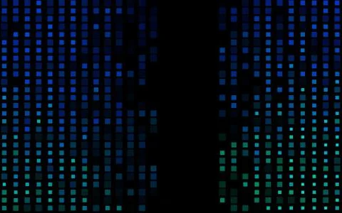 Dark Blue, Green vector texture in rectangular style. Stock Illustration