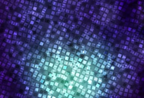 Dark Blue, Green vector texture in rectangular style. Stock Illustration