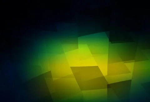 Dark Blue, Green vector texture in rectangular style. Stock Illustration
