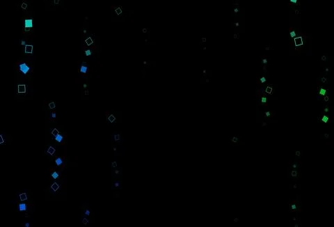 Dark Blue, Green vector texture with rectangular style. Stock Illustration