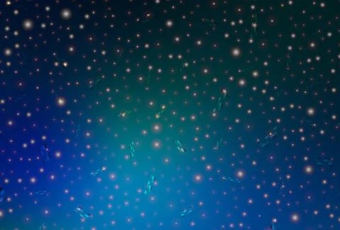 Dark Blue, Green vector texture in birthday style. Stock Illustration