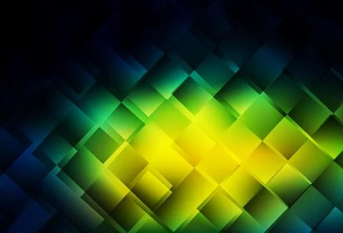 Dark Blue, Green vector texture in rectangular style. Illustrazione stock