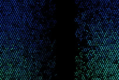 Dark Blue, Green vector texture with rectangular style. Illustrazione stock