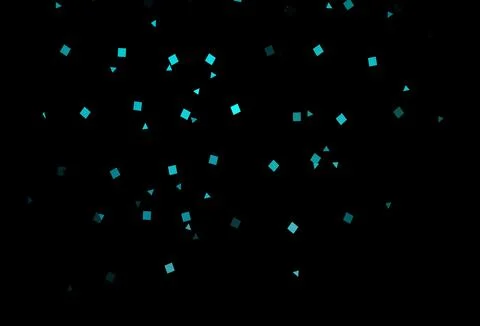 Dark Blue, Green vector texture in poly style with circles, cubes. Stock Illustration