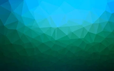 Dark Blue, Green vector triangle mosaic cover. Ilustración de archivo