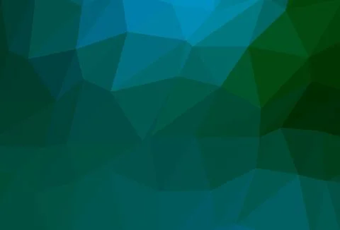 Dark Blue, Green vector triangle mosaic template. Stock Illustration