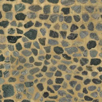 Dark Blue Grey River Stone Wall Background Stock Photos
