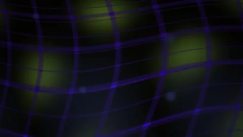 Dark blue grid with green lights. Stock Footage 340008837