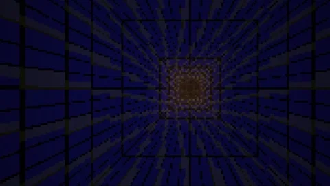 Dark blue grid pattern background with yellow lines. Stock Footage 335509310