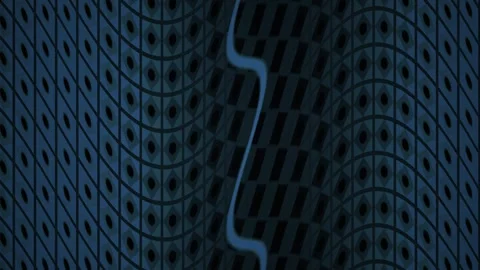 Dark blue grid pattern with lines. Stock Footage 334668387