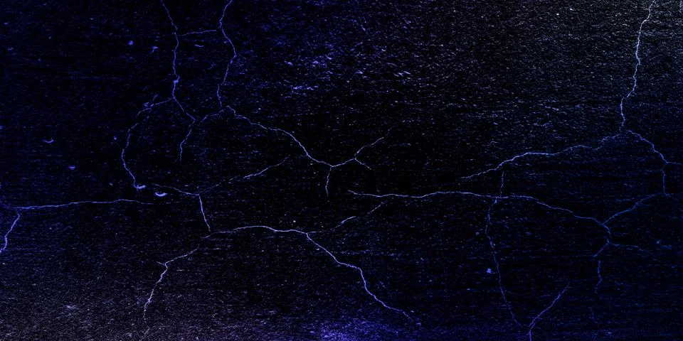 Dark blue grunge background. Concrete wall texture with cracks Stock Photos