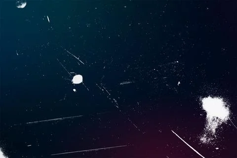 Dark blue grunge texture background with white dust particles . Stock Illustration
