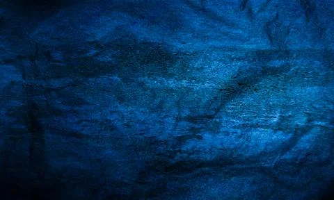 Dark Blue Grunge Texture Background with Rough Grainy Distressed Surface Stock Photos