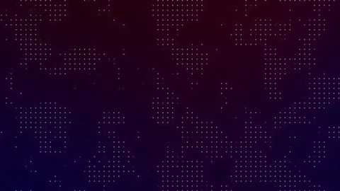 Dark blue halftone dot texture with soft glow, abstract seamless loop video back Stock Footage 340874808