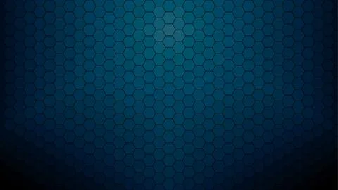 Dark blue hexagonal clear background Illustrazione stock