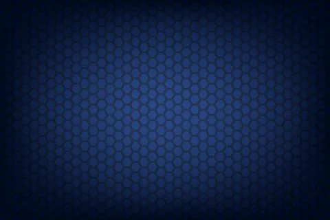 Dark Blue Hexagonal Gradient Modern Geometric Honeycomb Technology Pattern Stock Illustration