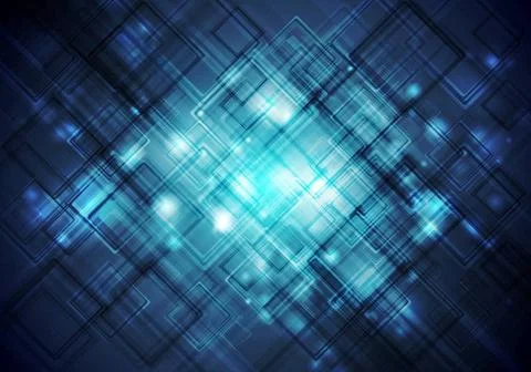 Dark blue hi-tech vector background Dark blue hi-tech vector background Co... Stock Photos