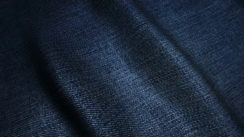 Dark blue high quality jeans texture,moving waves,Seamless loop Vidéo 72498346