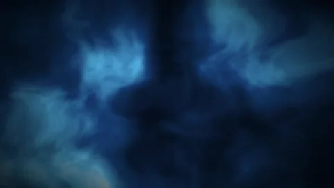 Dark Blue Ice Drift and Mist Motion Loop Background Stock Footage 340137994
