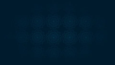 Dark Blue Islamic Geometric Pixel Art Background Motion Graphic Loop Stock Footage 340292422