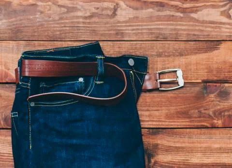 Dark Blue Jeans Stock Photos