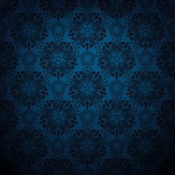 Dark blue lace Stock Illustration