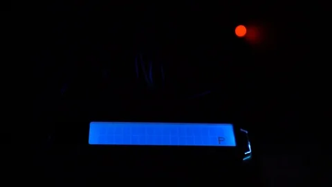 Dark Blue LCD display,4k,Programming does not discriminate 스톡 동영상 86085091