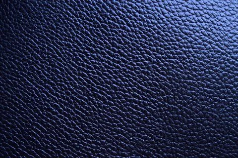 Dark blue leather texture Stock Photos