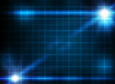 Dark blue light abstract technology background 库存插图