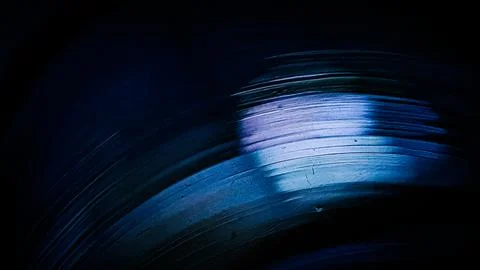 Dark Blue Light Reflection Motion Blur Background Stock Photos