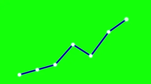 Dark blue line graphs Stock Footage 340525592