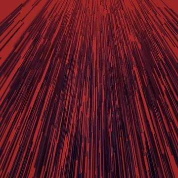 Dark blue lines raining across a deep red field イラスト素材
