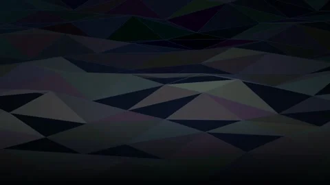 Dark blue low poly geometric surface seamless loop motion background Stock Footage 347142141
