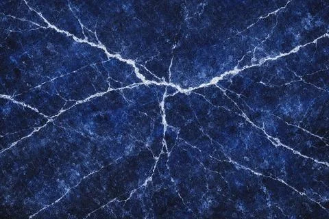 Dark blue marble texture background. Stock Illustration
