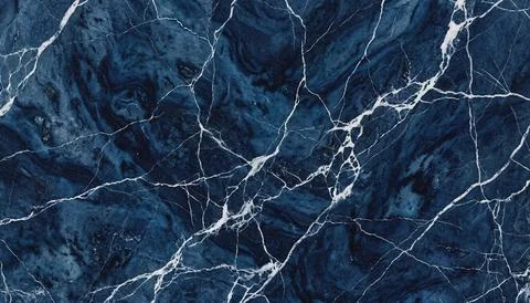 Dark blue marble texture background. Stock Illustration