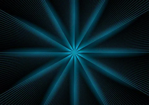 Dark blue minimal lines abstract futuristic tech background Illustrazione stock