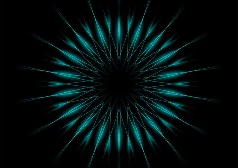 Dark blue minimal star lines abstract futuristic tech background イラスト素材