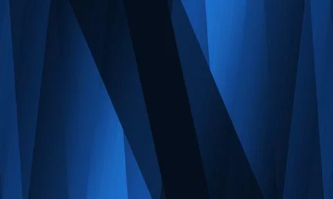 Dark blue modern abstract background with diagonal geometric objects. 스톡 일러스트