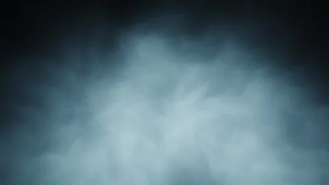 Dark blue mystic smoke loop slow motion background Stock Footage 344148966