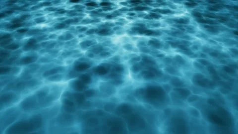 Dark blue ocean bottom surface. Stock Photos