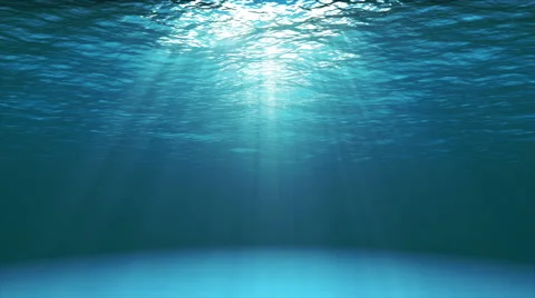 Dark blue ocean surface seen from underwater (4k video) Stock Footage 68748563