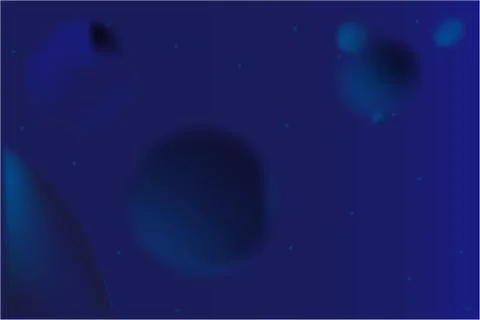 Dark blue outer space background Stock Illustration