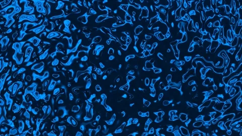 Dark blue paint flowing abstract background. Deep art ink. Shiny blue liquid Vídeo Stock 309944207