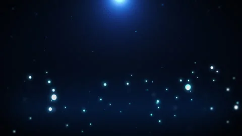 Dark Blue Particle Background Looping Stock Footage 281766497