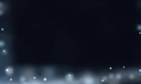 Dark blue particles and mist background ideal for elegant presentations or te Stock Photos