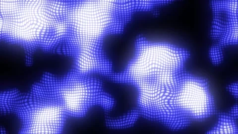 Dark Blue Particles Web Wave Glowing Motion Background Stock Footage 320851936